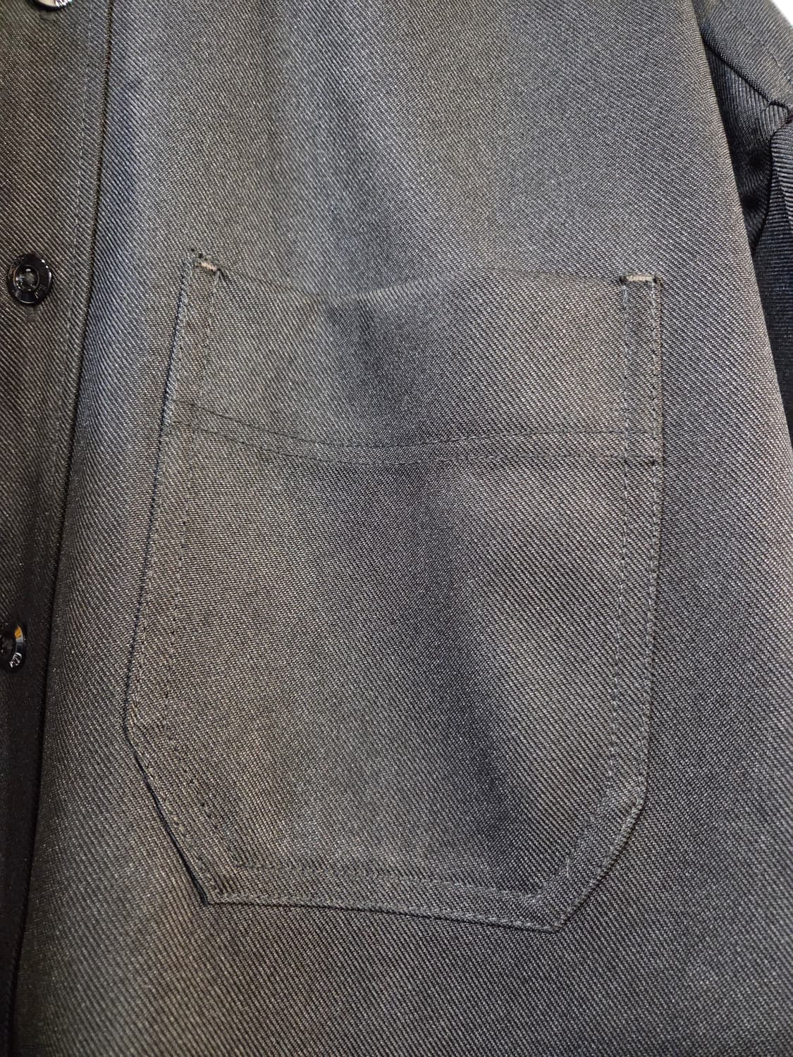 G-STAR 블랙 긴팔 셔츠 남방(XS)OVERSIZED FIT 상품이미지3