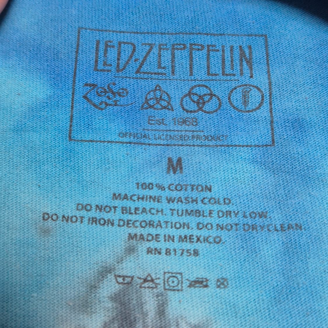 [M] 레드제플린 오피셜 티셔츠 -567 상품이미지4