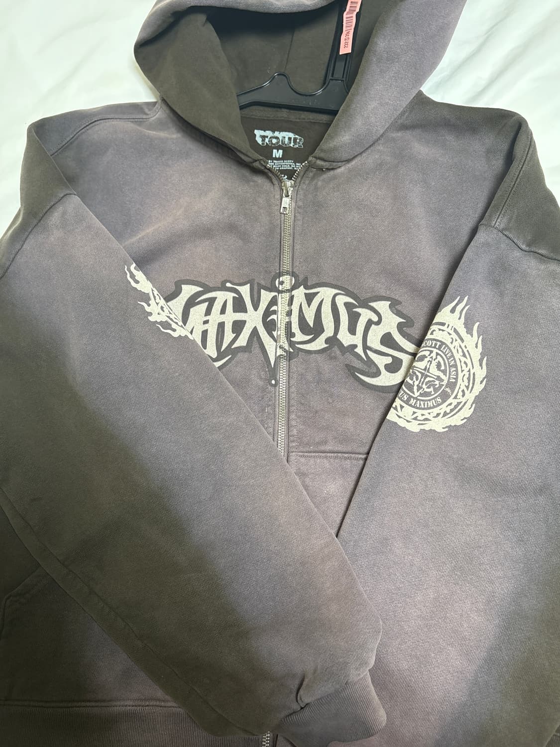 M 트래비스 스캇 머천 후드 집업 상품이미지1