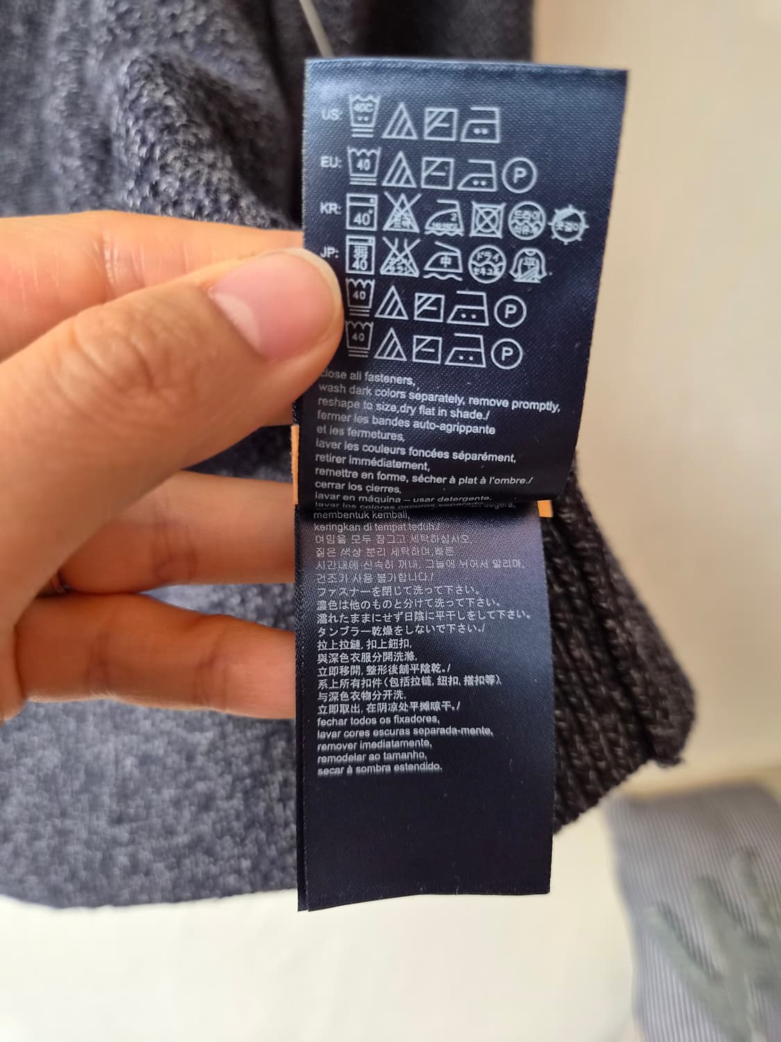 타미힐피거 남성 니트하프넥코튼가디건 M사이즈 상품이미지8