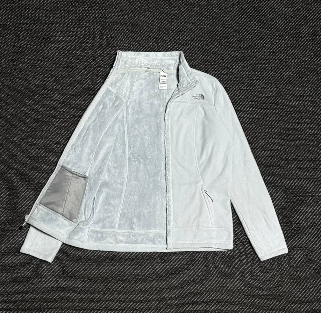 [S] Northface 노스페이스 우먼즈 라이트그레이 후리스 자켓 상품이미지2