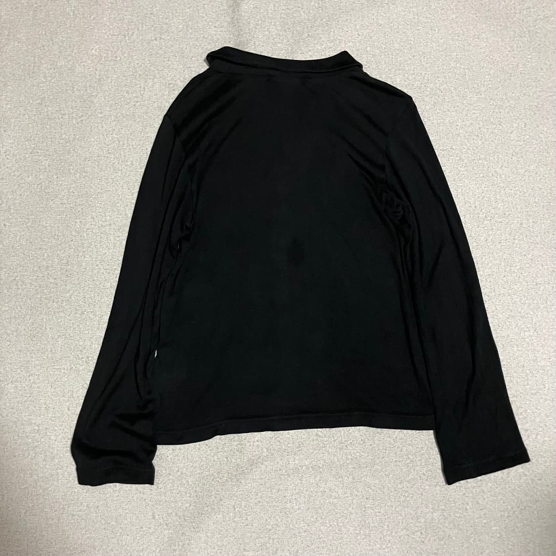 [S] 꼼데가르송 꼼데가르송 라운드 칼라 롱슬리브 블랙 상품이미지2
