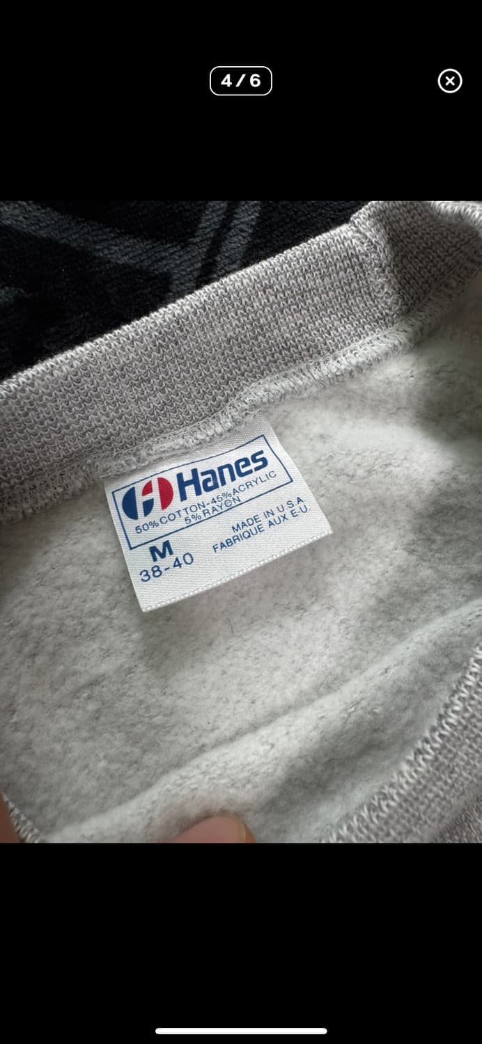 헤인즈 빈티지 스웻셔츠 m 상품이미지4