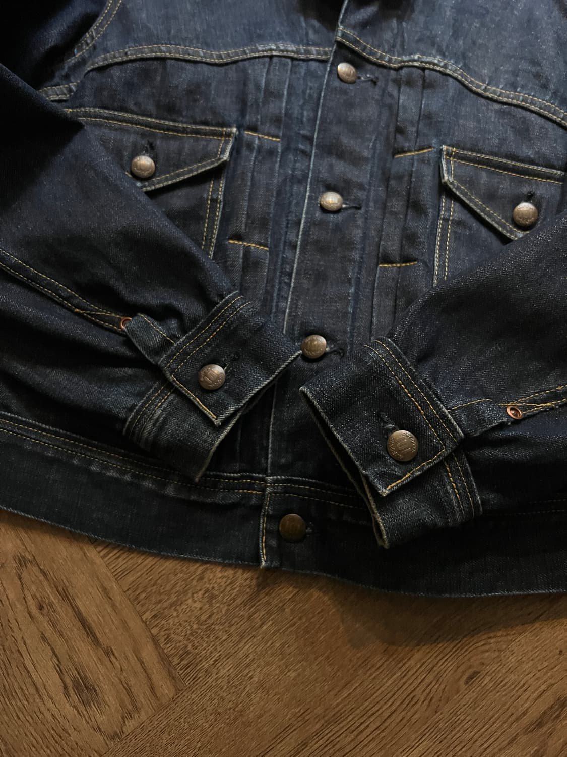 [S]90's 101w 유니온메이드 블랭킷 라이닝 데님 트러커 자켓 상품이미지5