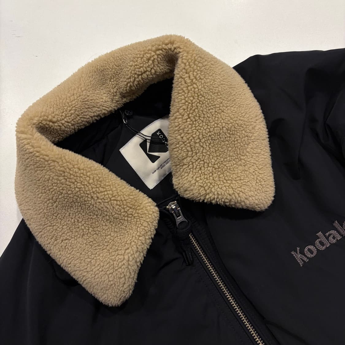 [S] 코닥 블랙 뽀글이 카라 패딩 점퍼 B874 상품이미지5