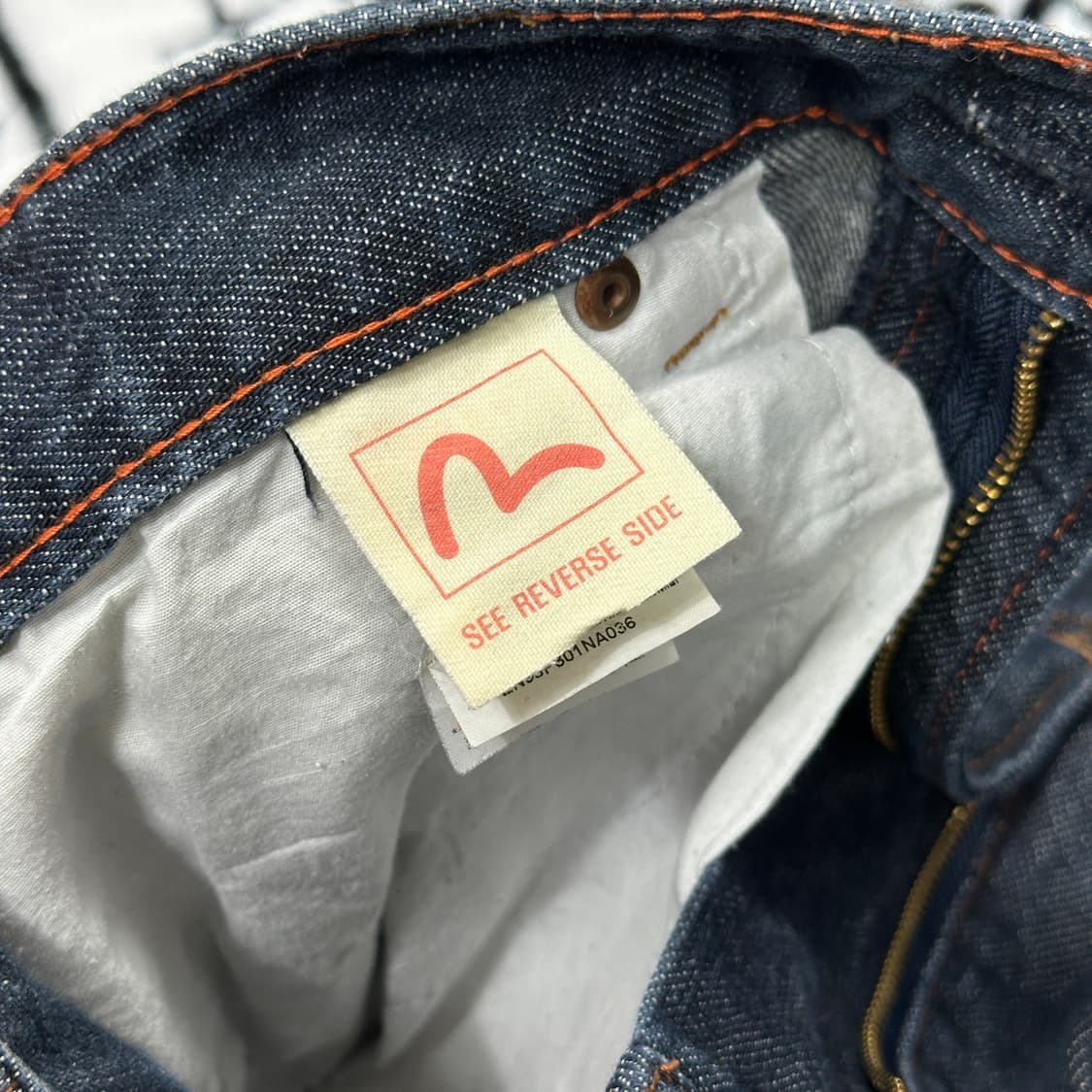 EVISU 에비수 시그니처 로고 새깅팬츠 상품이미지8