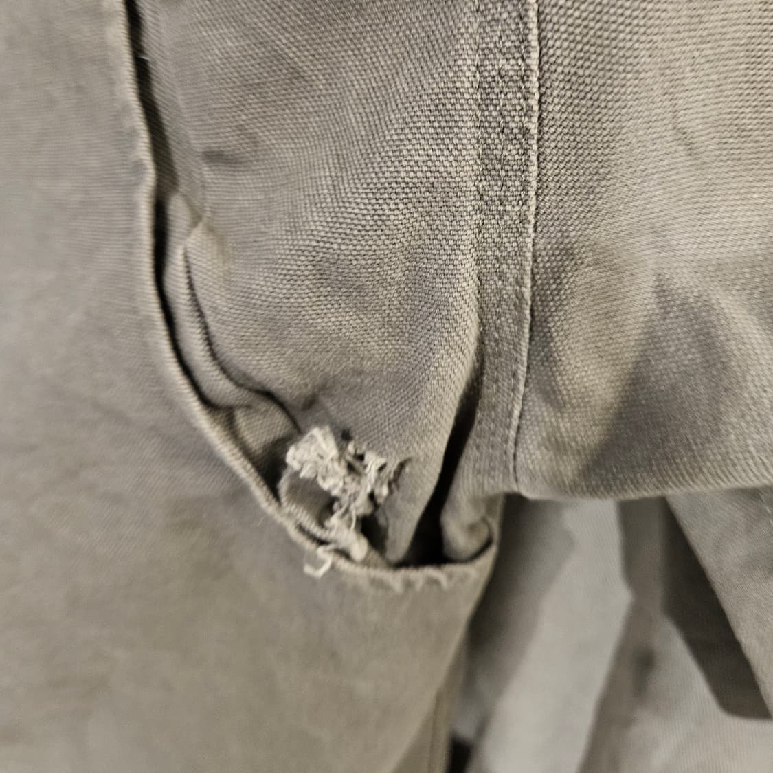 칼하트 타탄체크 캔버스 워크셔츠 상품이미지6