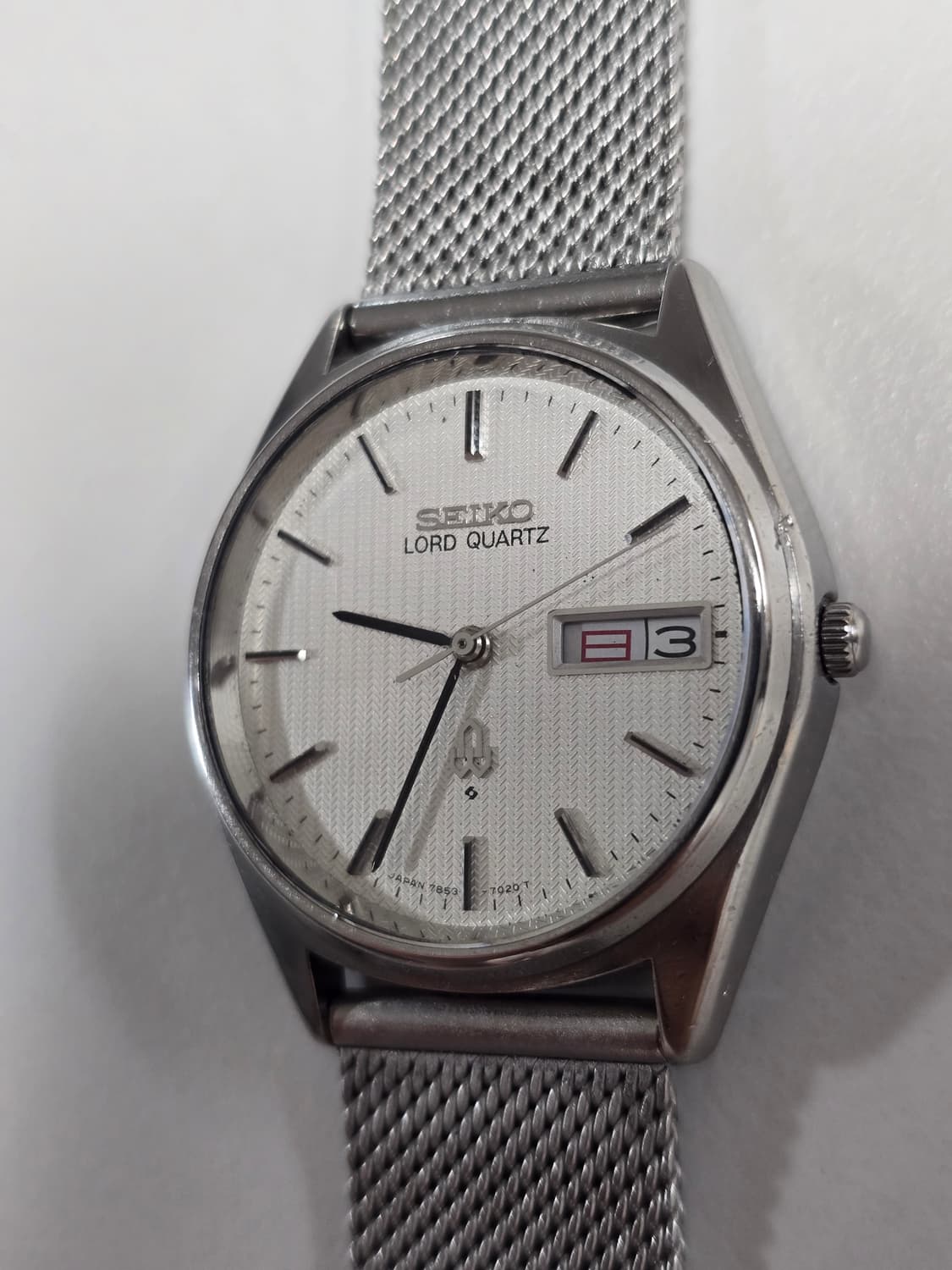 세이코 70's Lord Quartz 7853-7020 헤링본 다이얼 상품이미지7