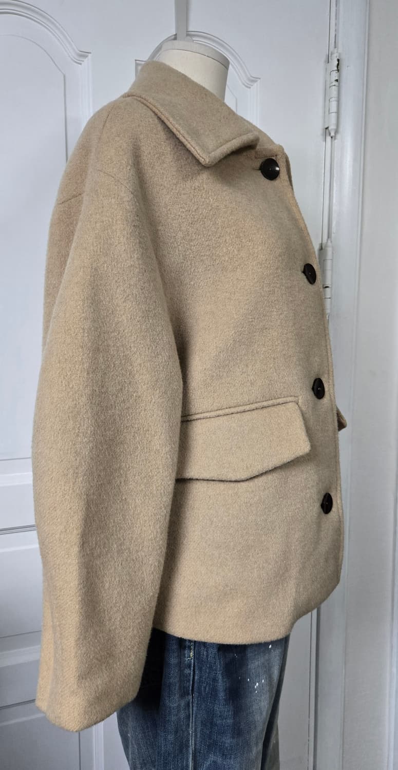 Largo 라르고 벌룬 하프자켓 상품이미지5