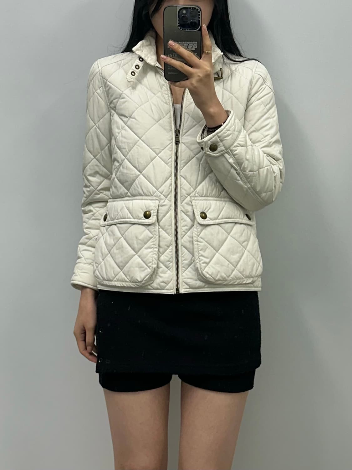 폴로 랄프로렌 화이트 퀼팅 자켓  상품이미지1