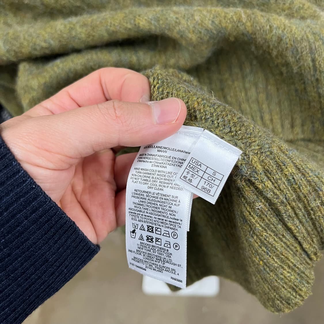 브룩스브라더스 쉐기독 니트 S 상품이미지4