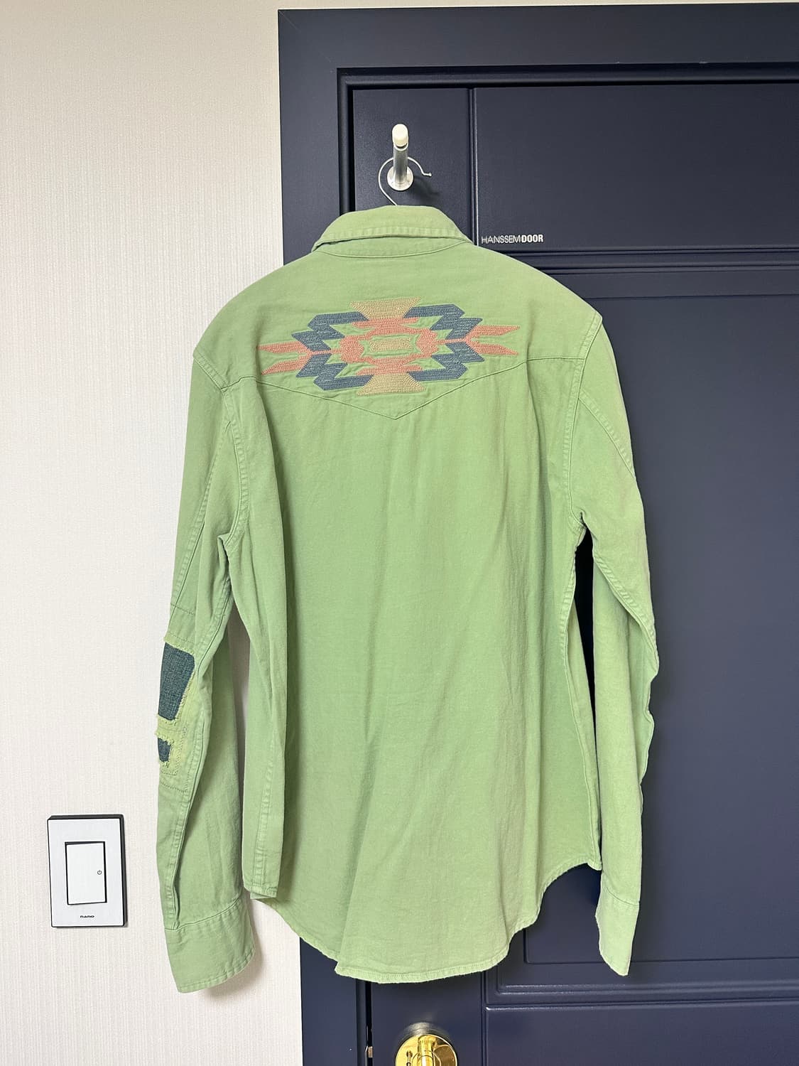 RRL 자수 웨스턴 셔츠 M 상품이미지4