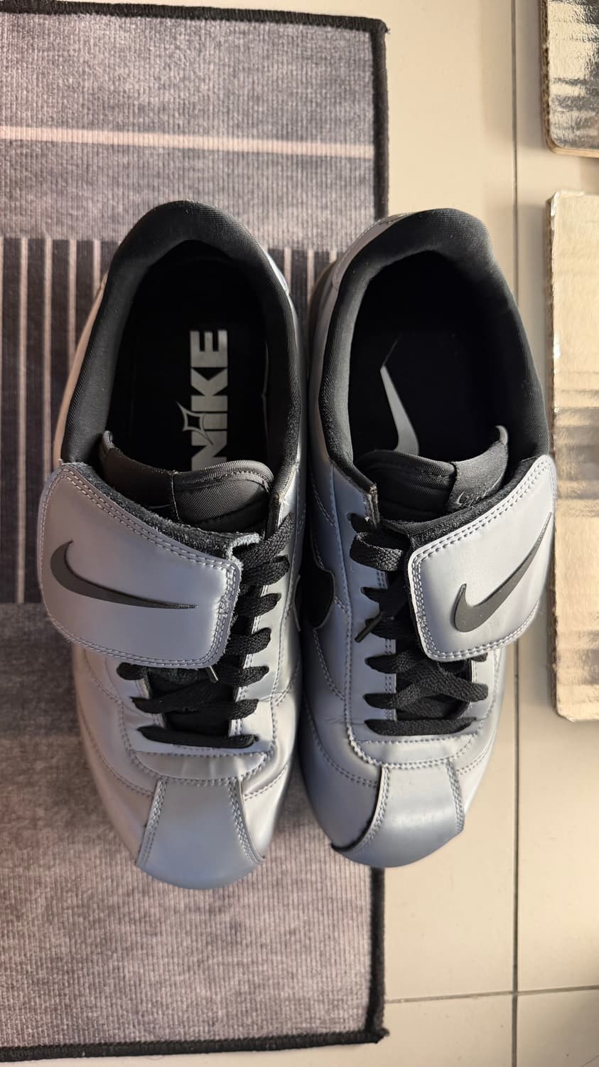 나이키 코르테즈 레더 SE 메탈릭 실버 270 상품이미지5