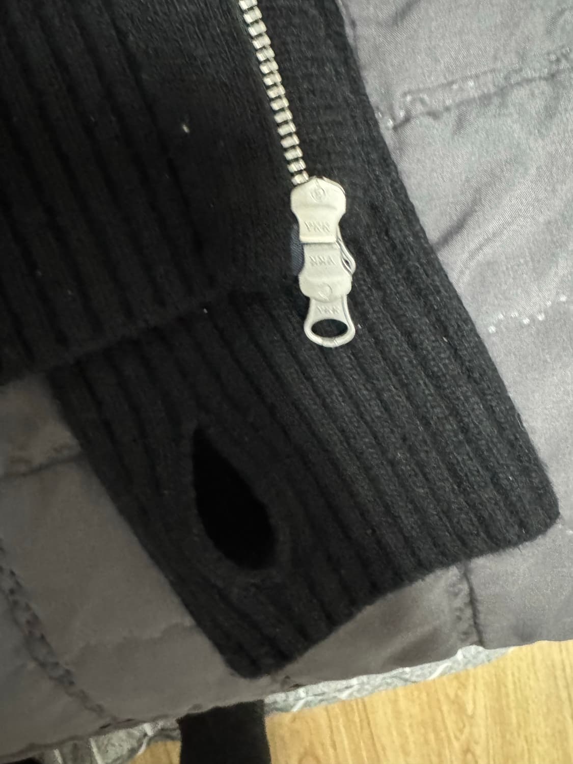 토니웩 사선 니트 집업m 상품이미지3