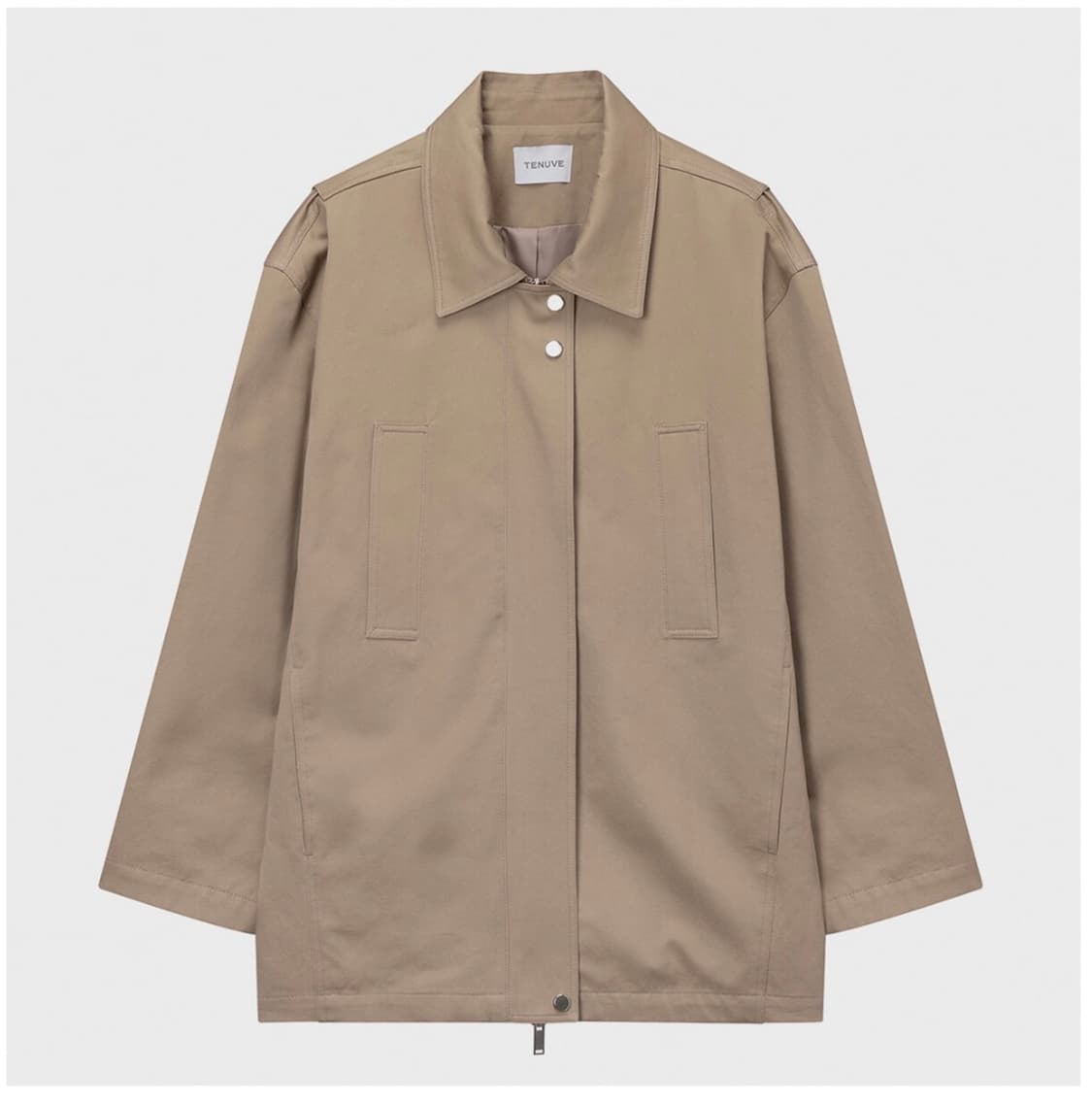 테누브 하프자켓 cotton panelled half jacket 상품이미지1