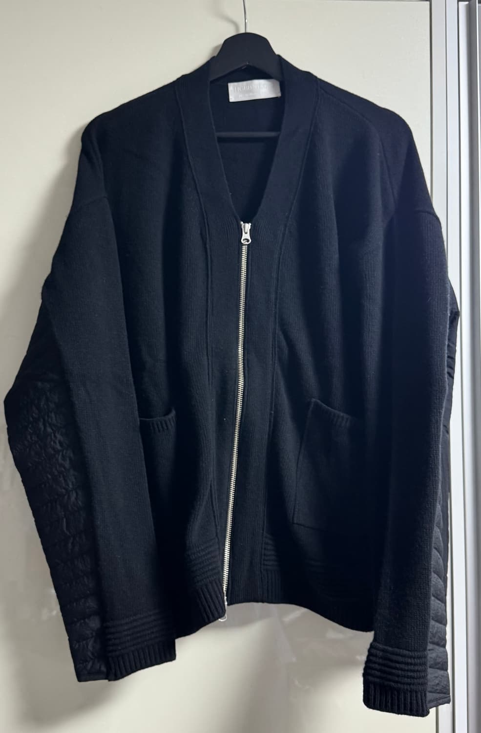 hgbb studio salmon zip-up (jet black) 상품이미지2