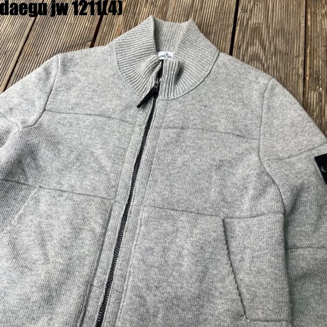 스톤아일랜드 니트 집업 자켓 L 100 상품이미지3
