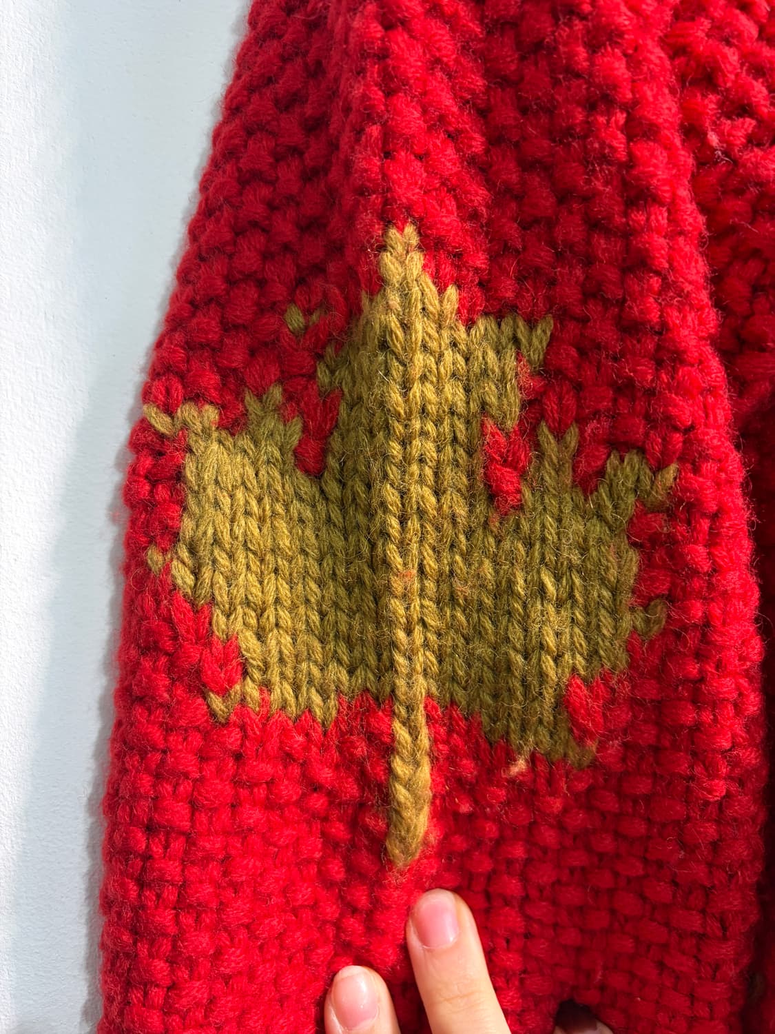 Heavy wool 100% 루돌프 니트집업 코위찬 상품이미지10