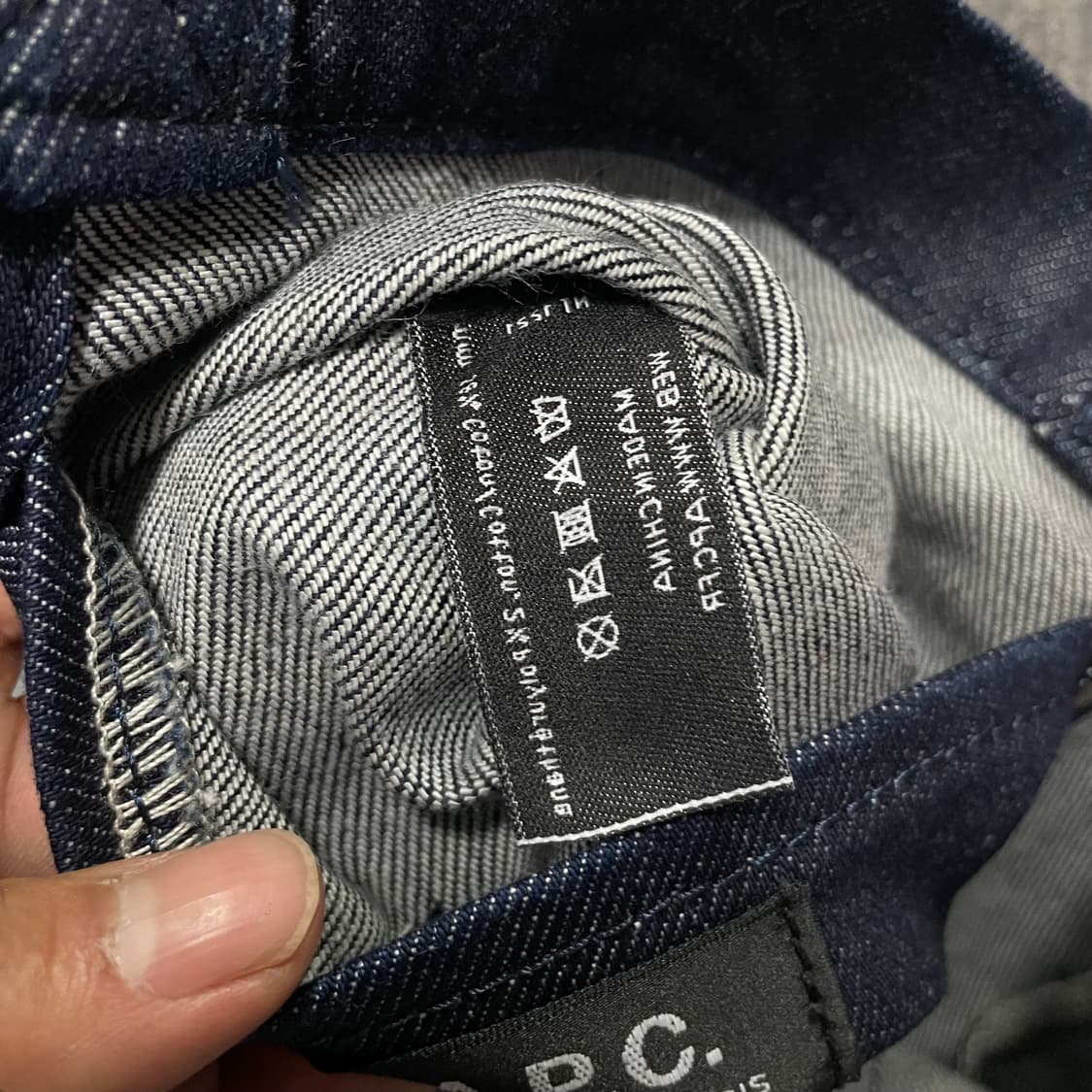 A.P.C 아페쎄 데님 토드백 상품이미지5