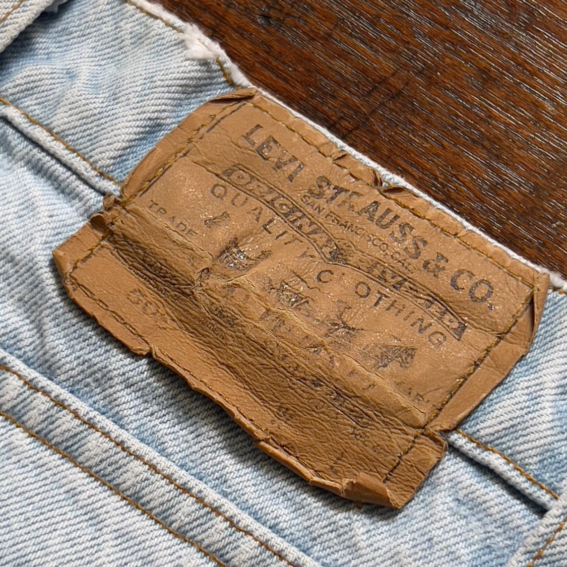 90’s 리바이스 505 오렌지탭 데님팬츠 USA 상품이미지7