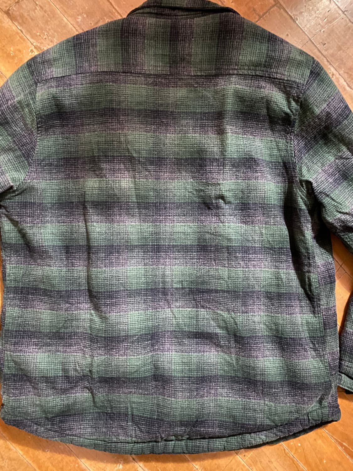 팀버랜드 플리스 체크 셔츠형 아우터 XL 상품이미지5