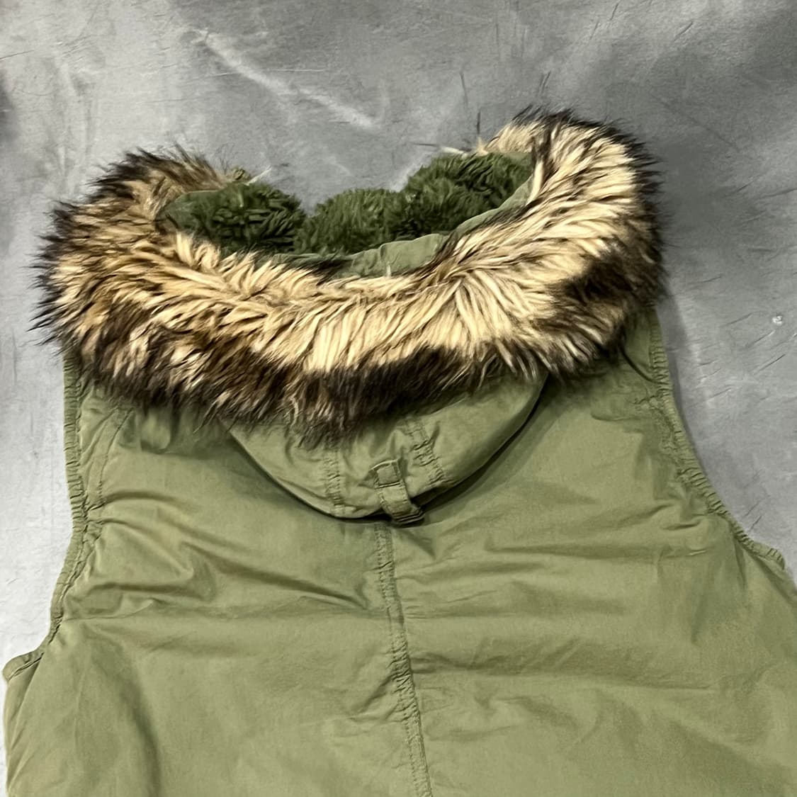  데님앤서플라이 퍼후드 베스트 y14545  상품이미지5