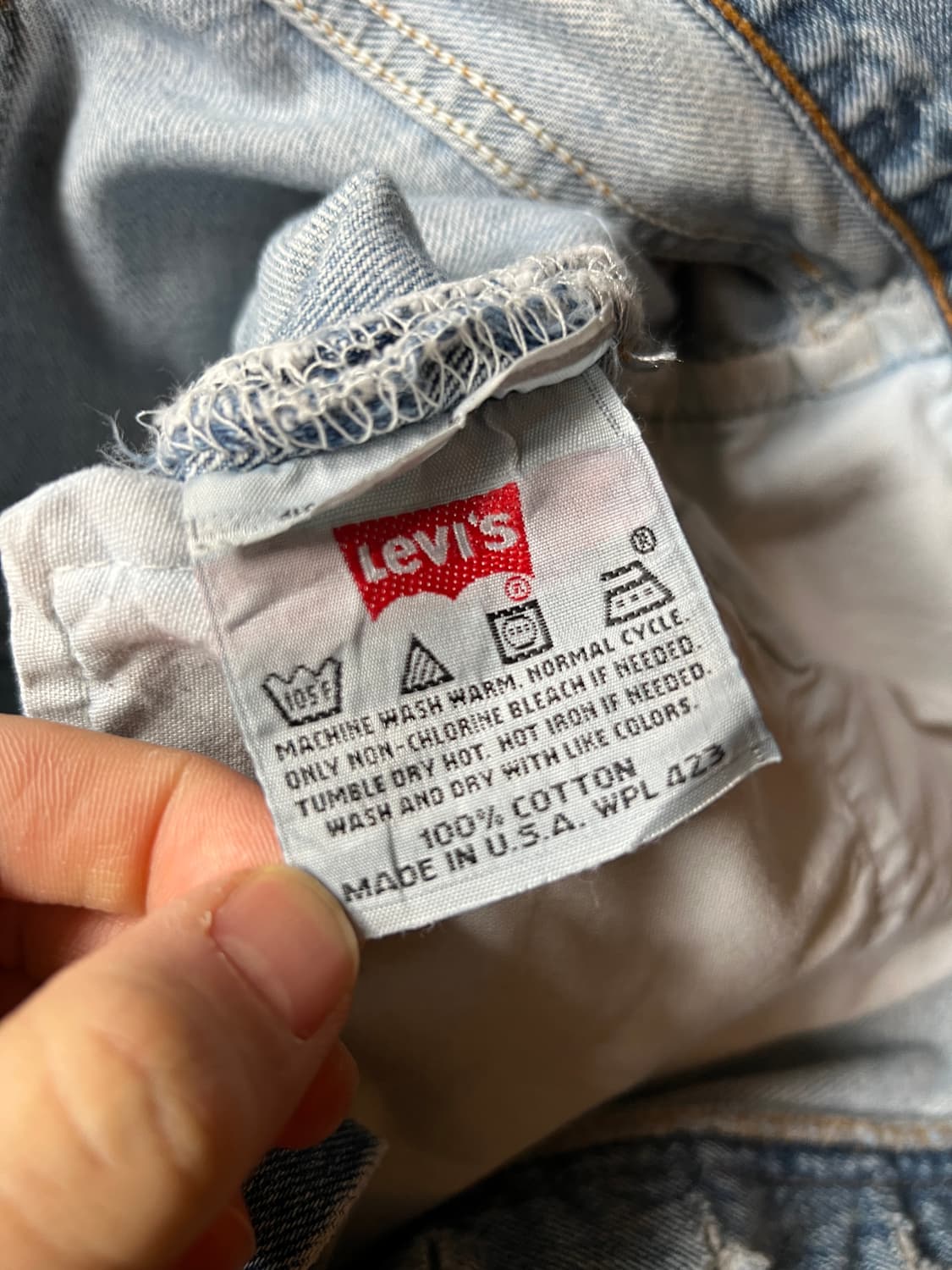 [36]00's 리바이스 501 Made in USA 데님 팬츠 S22 상품이미지4