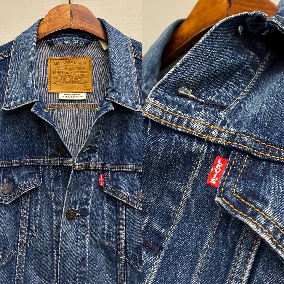 (M)리바이스 3세대 72334 중청 데님 트러커자켓 데님자켓 빅E 상품이미지3