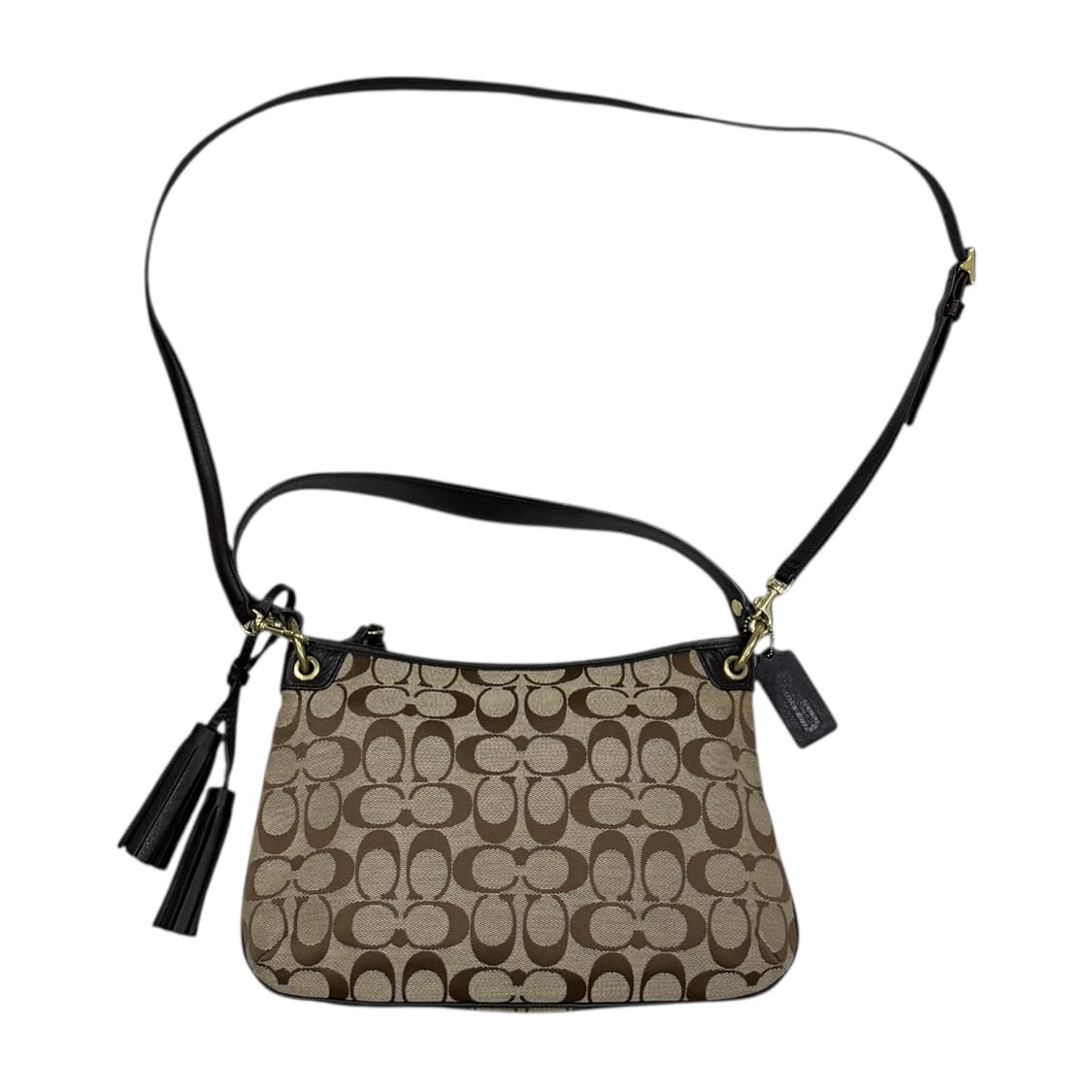 코치 시그니처 로고 2WAY 숄더 크로스백 가방 브라운 상품이미지3