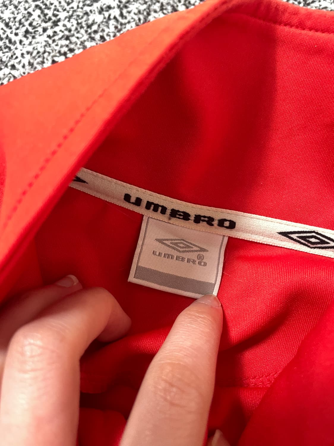 빈티지9. 엄브로 빈티지 스트릿 레트로 레드 져지 점퍼 트랙탑 상품이미지4