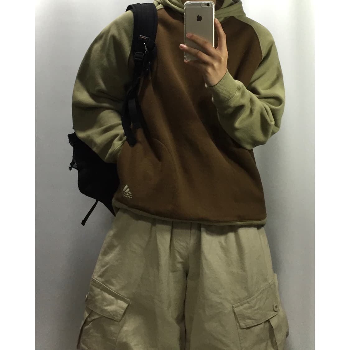 Adidas 아디다스 올드스쿨 배색 후드티 상품이미지2