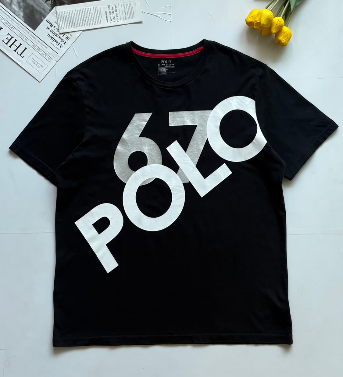 Polo 폴로랄프로렌 빅로고 라운드 반팔티 상품이미지2