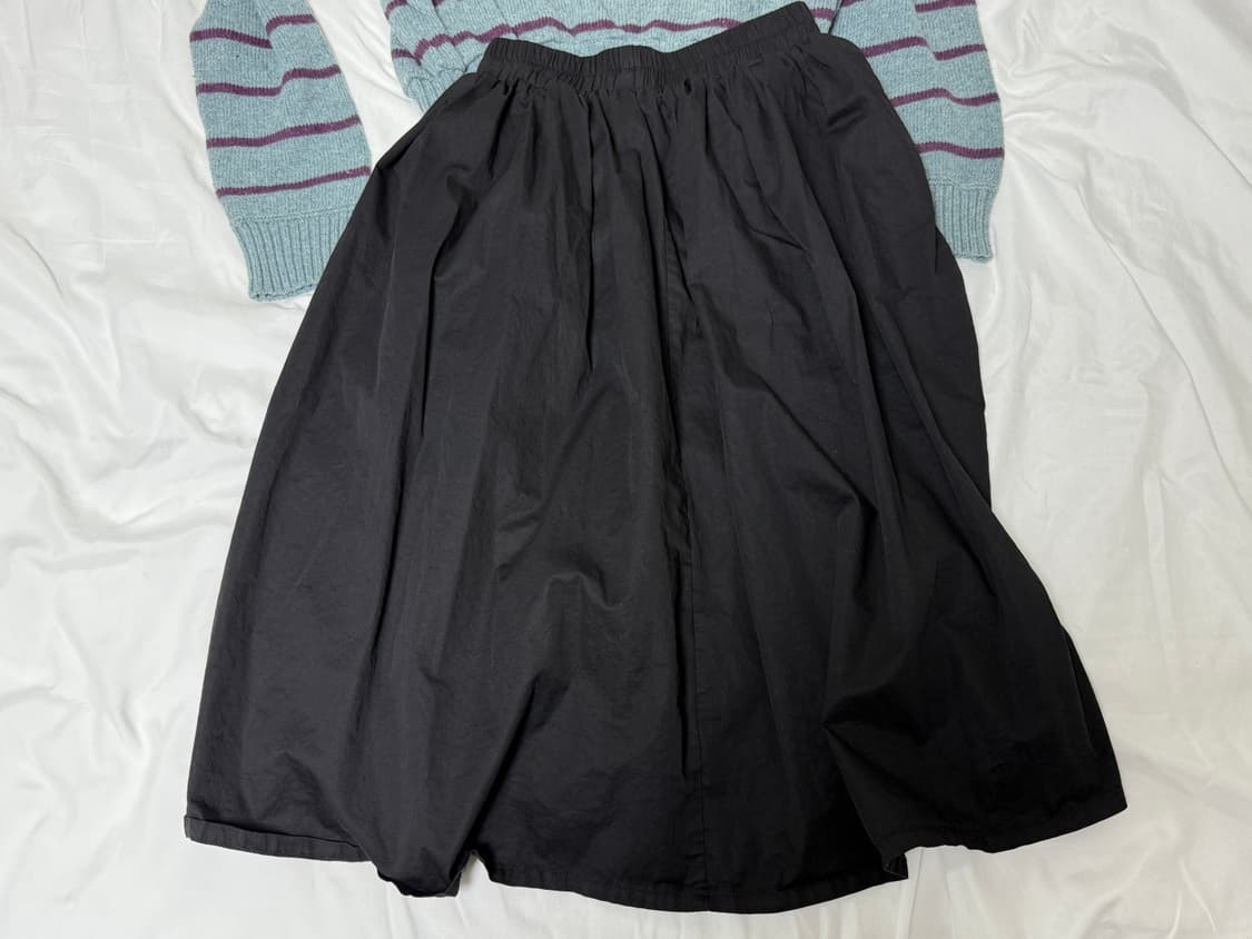 꽃모양 주름이 잡힌 벌룬 스커트 상품이미지2