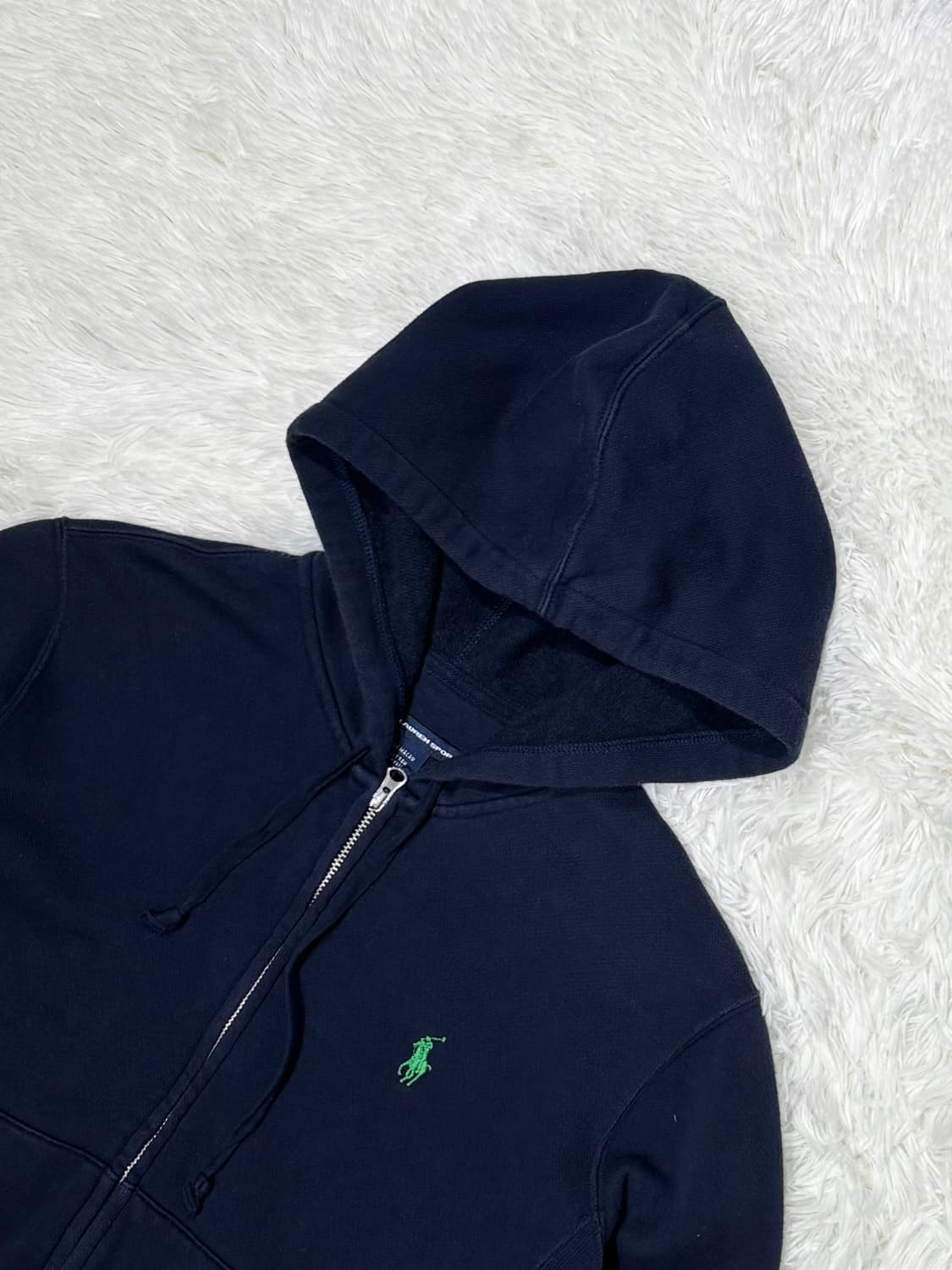 폴로랄프로렌 네이비 그린포니 후드집업 상품이미지5