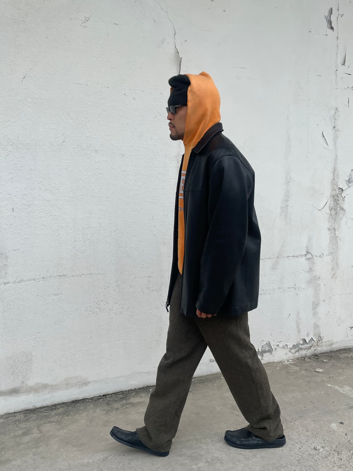90s Chaps Ralph Lauren Leather Car Coat 상품이미지8