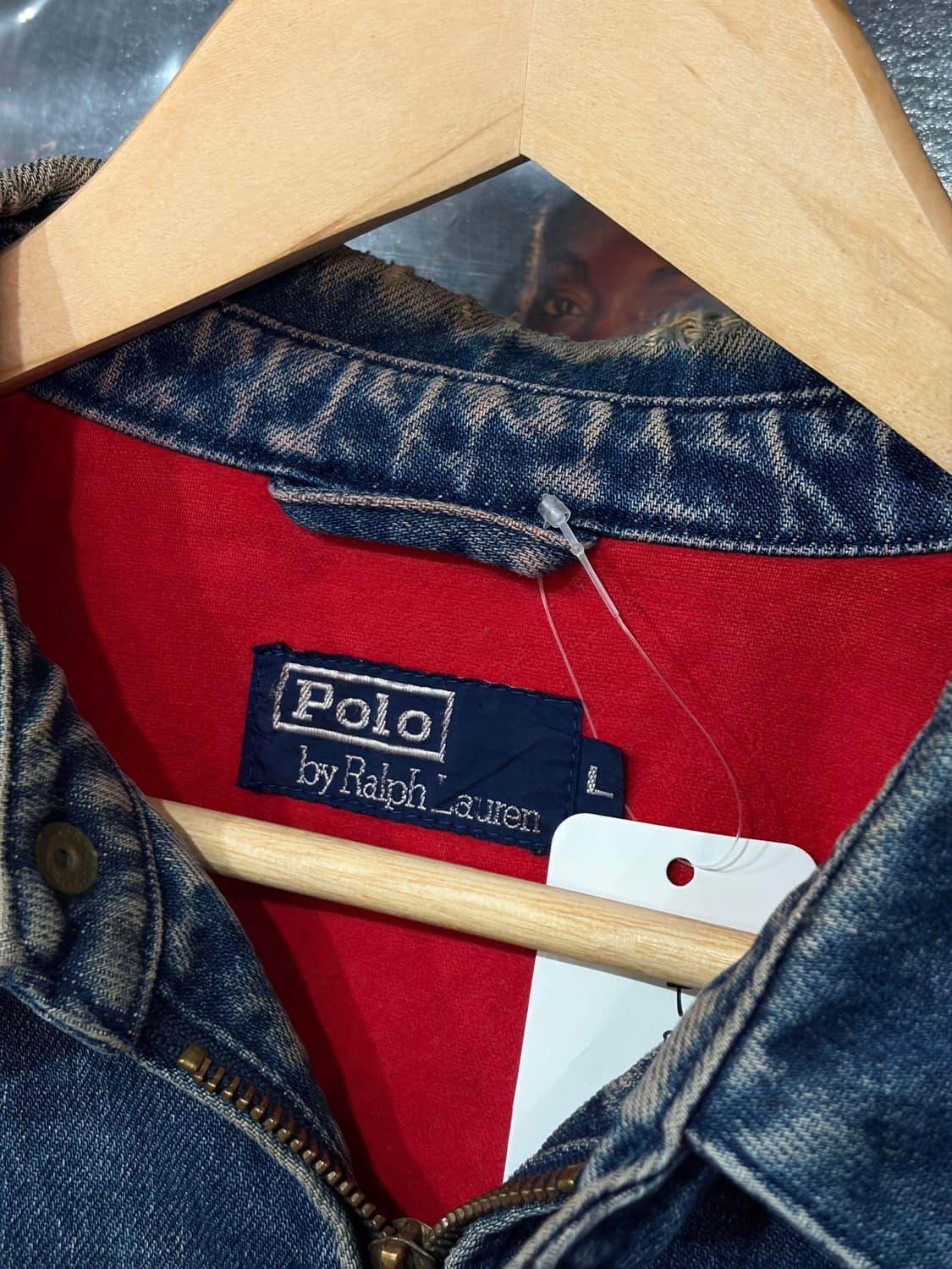 폴로 랄프로렌 데님 집업 자켓 L 상품이미지5