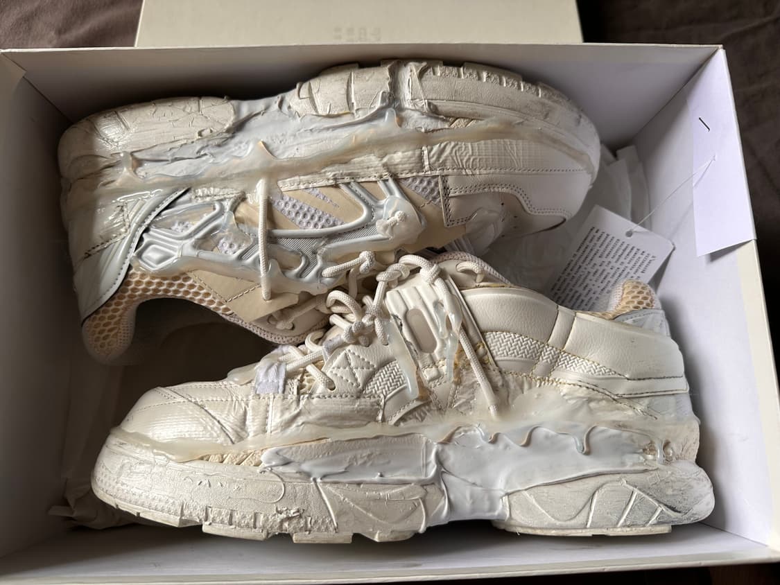 마르지엘라 / 퓨전 스니커즈 화이트 / 43 상품이미지1