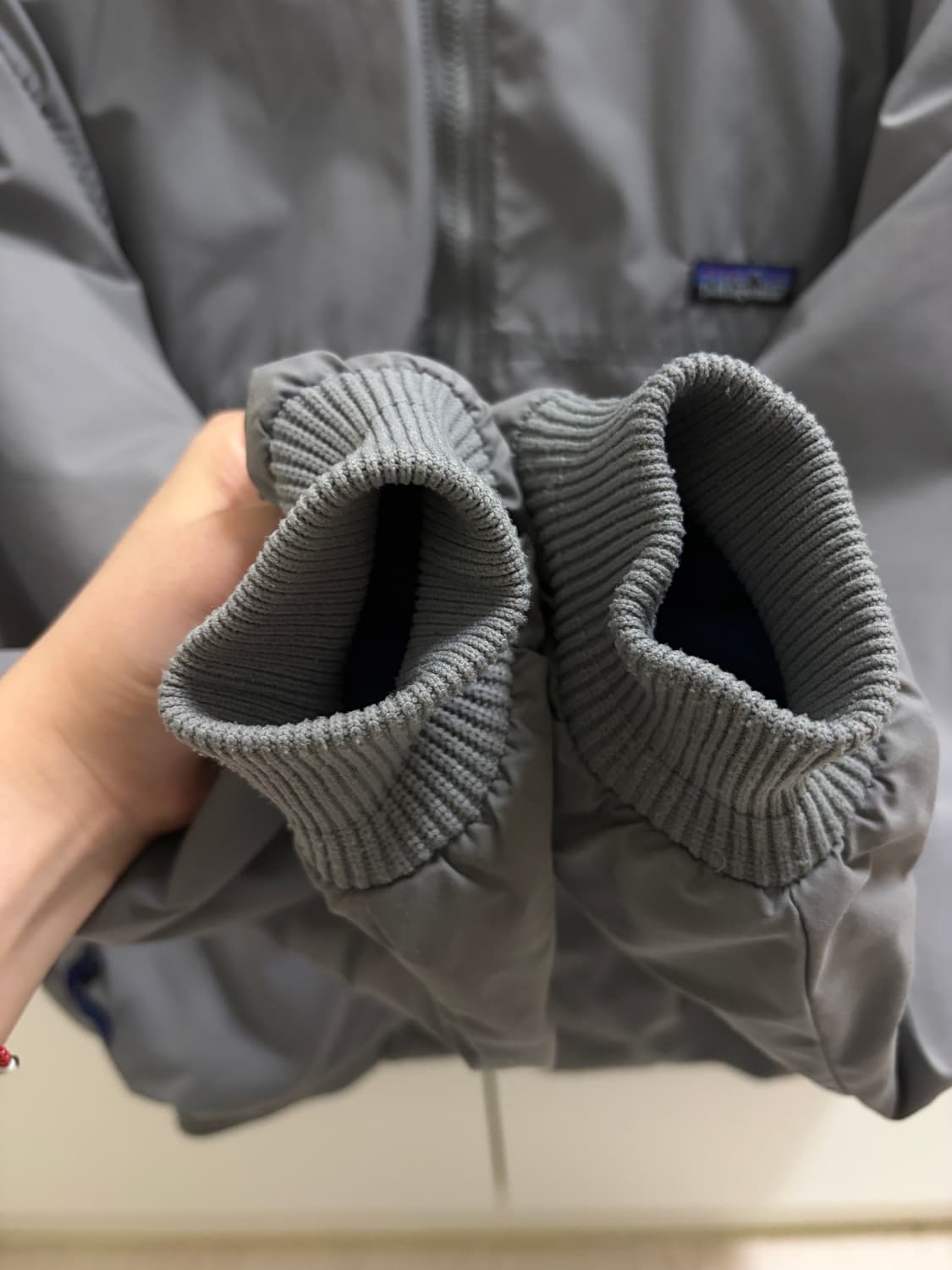 90s 파타고니아 쉘드 신칠라 봄버자켓 그레이 L 상품이미지4