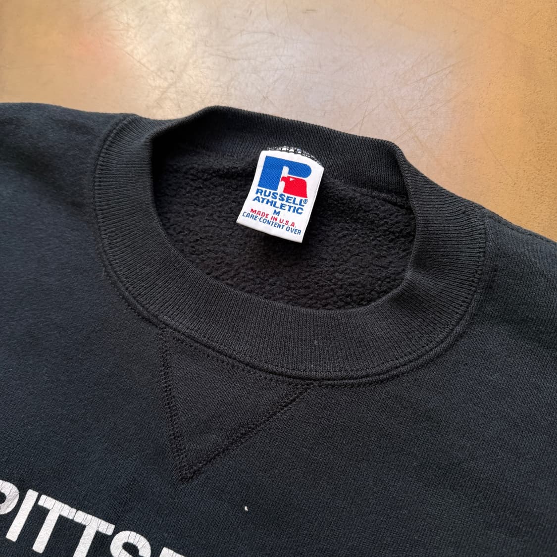 90'S USA 러셀 스웻셔츠 하키 펭귄스  상품이미지5