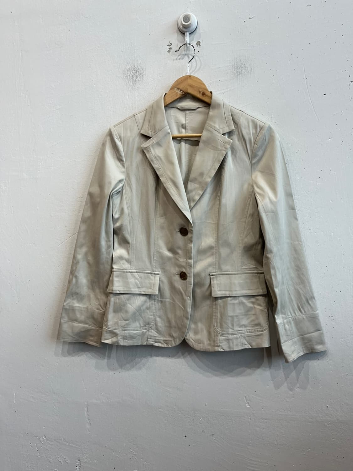 버버리 코튼 블레이저 자켓 우먼즈 Made in JAPAN 상품이미지1