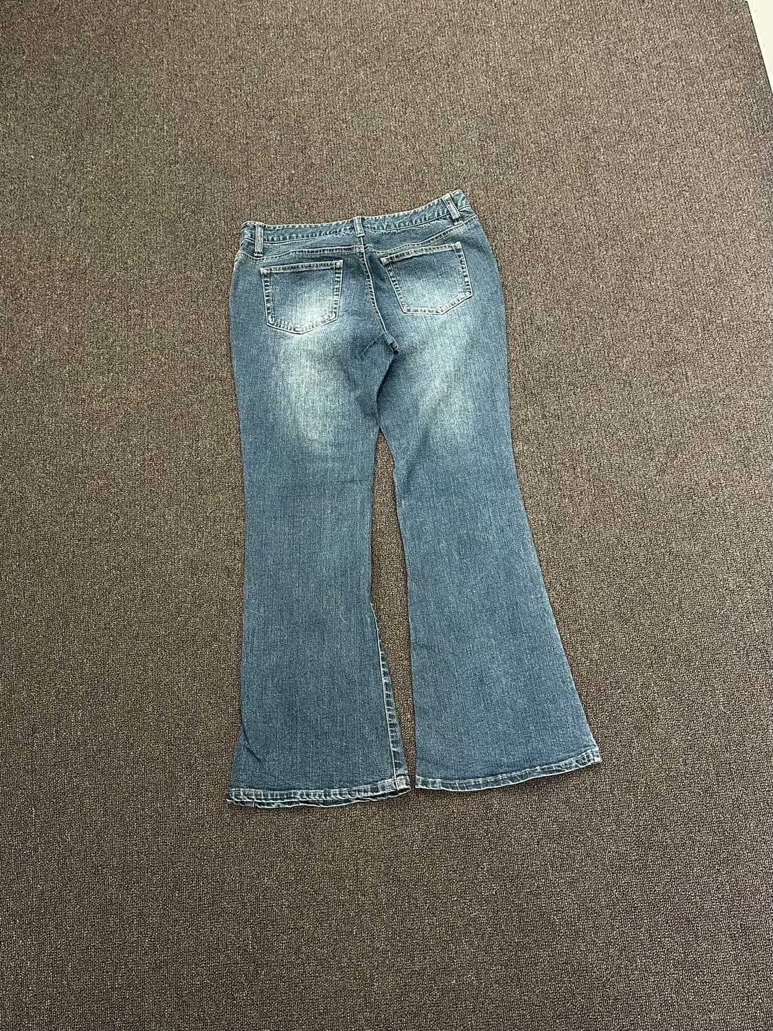 OS)일본 빈티지 여성 프린팅 부츠컷 데님팬츠 상품이미지8