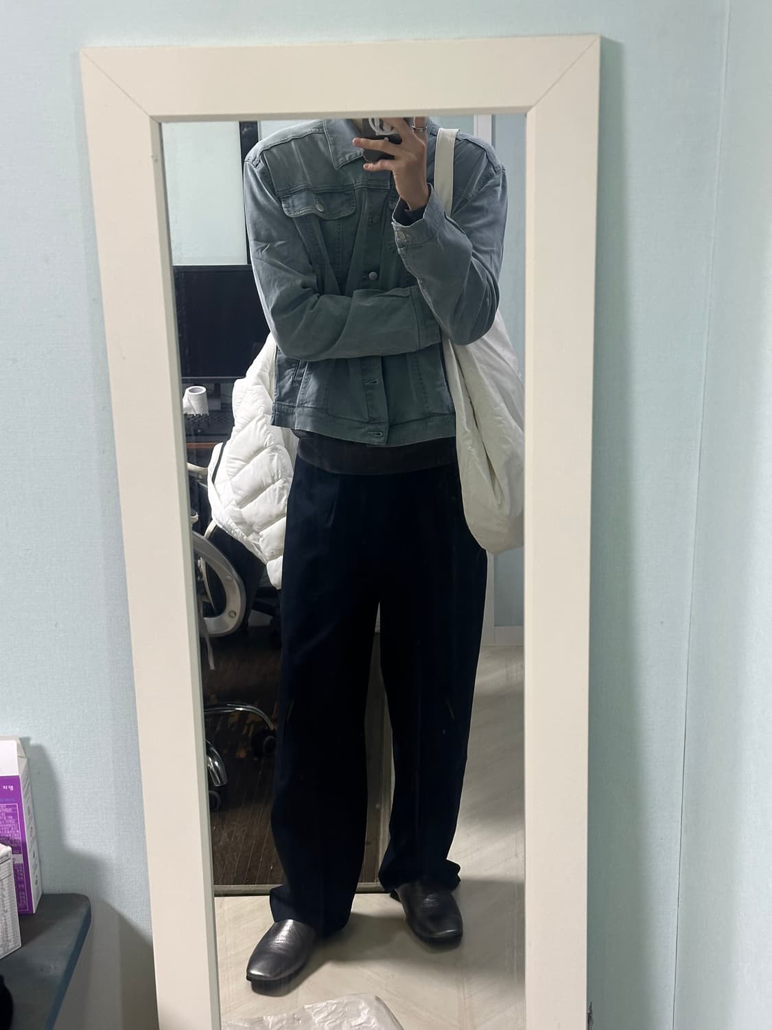 기마구아스 블루 재스퍼 데님자켓 (M) 상품이미지1