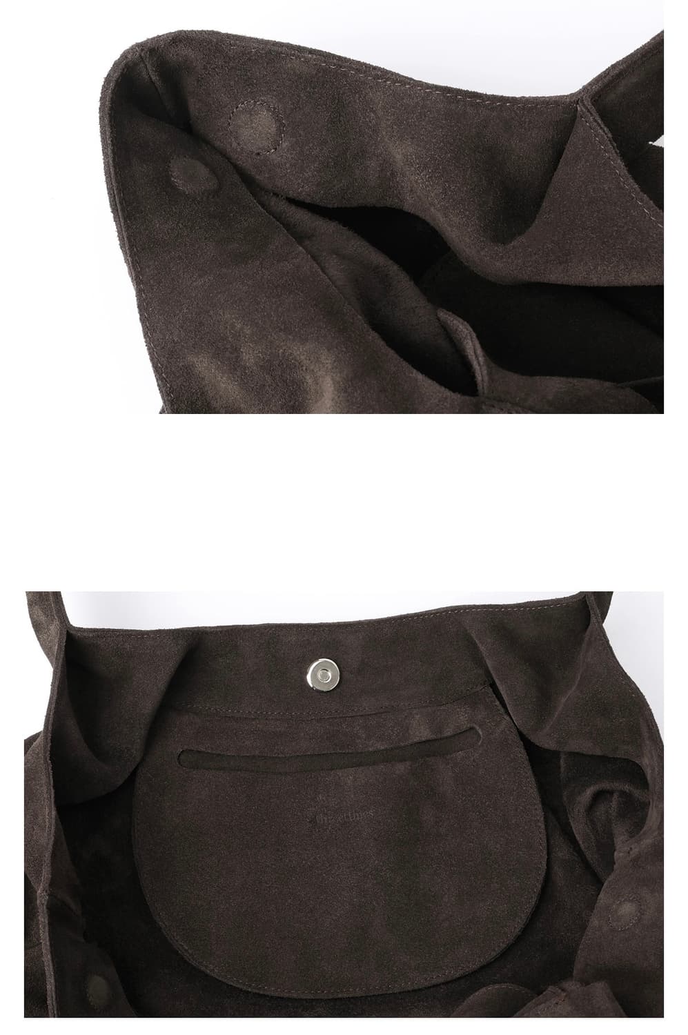 쓰리타임즈 코코아백 다크 브라운 상품이미지3