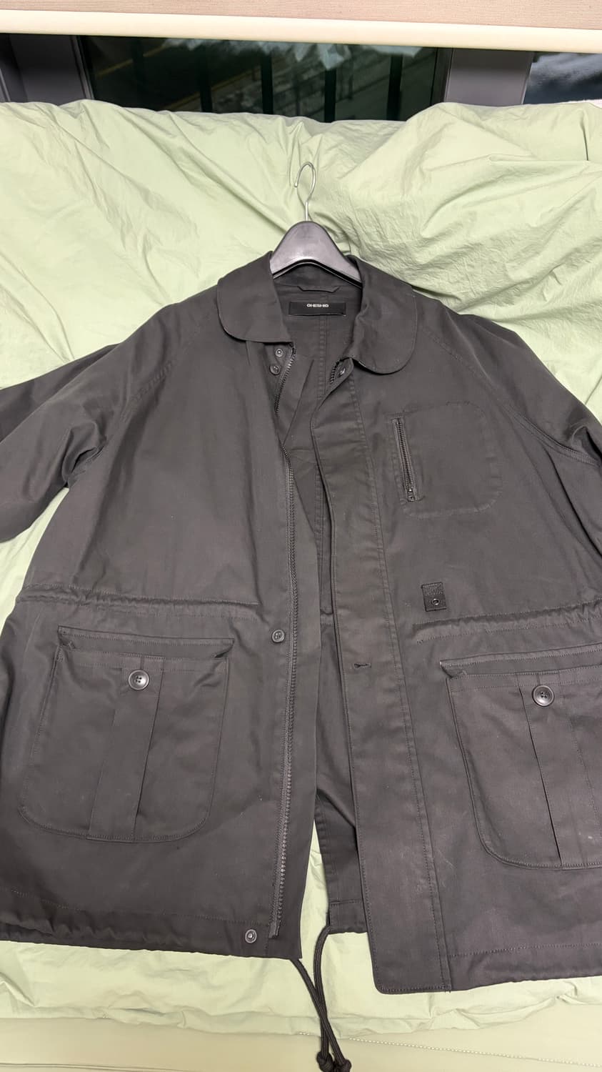 오헤시오 TRENCH COLLAR JUMPER (블랙) 상품이미지7