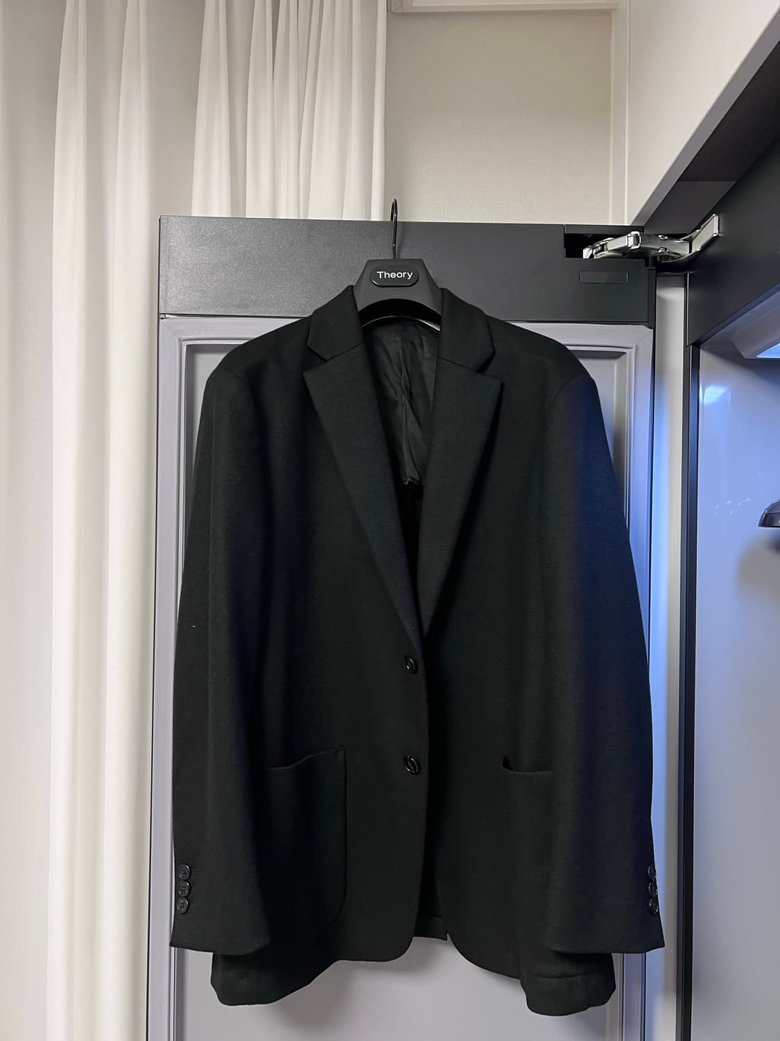 Theory 띠어리 블랙 수트 우드미어 셋업 정장 40,34 상품이미지2