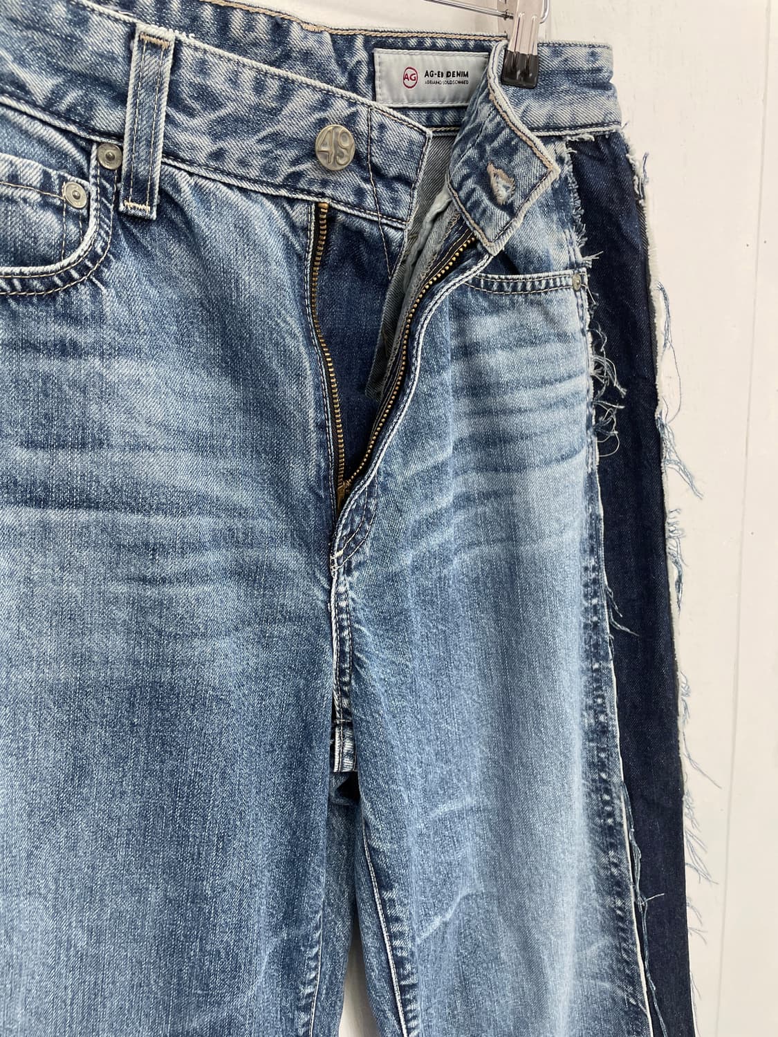 AG 아드리아노 골드슈미드 패널 리워크 와이드 데님 팬츠 상품이미지3