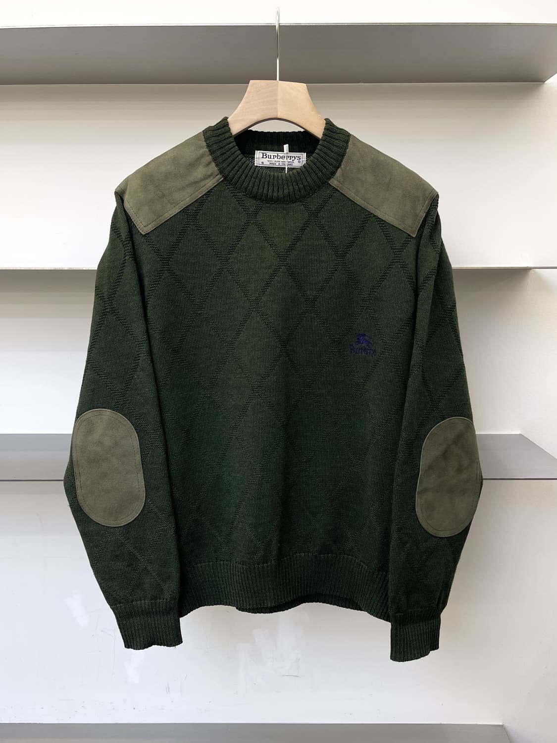 버버리 90s 아가일 코만도 스웨터 상품이미지1