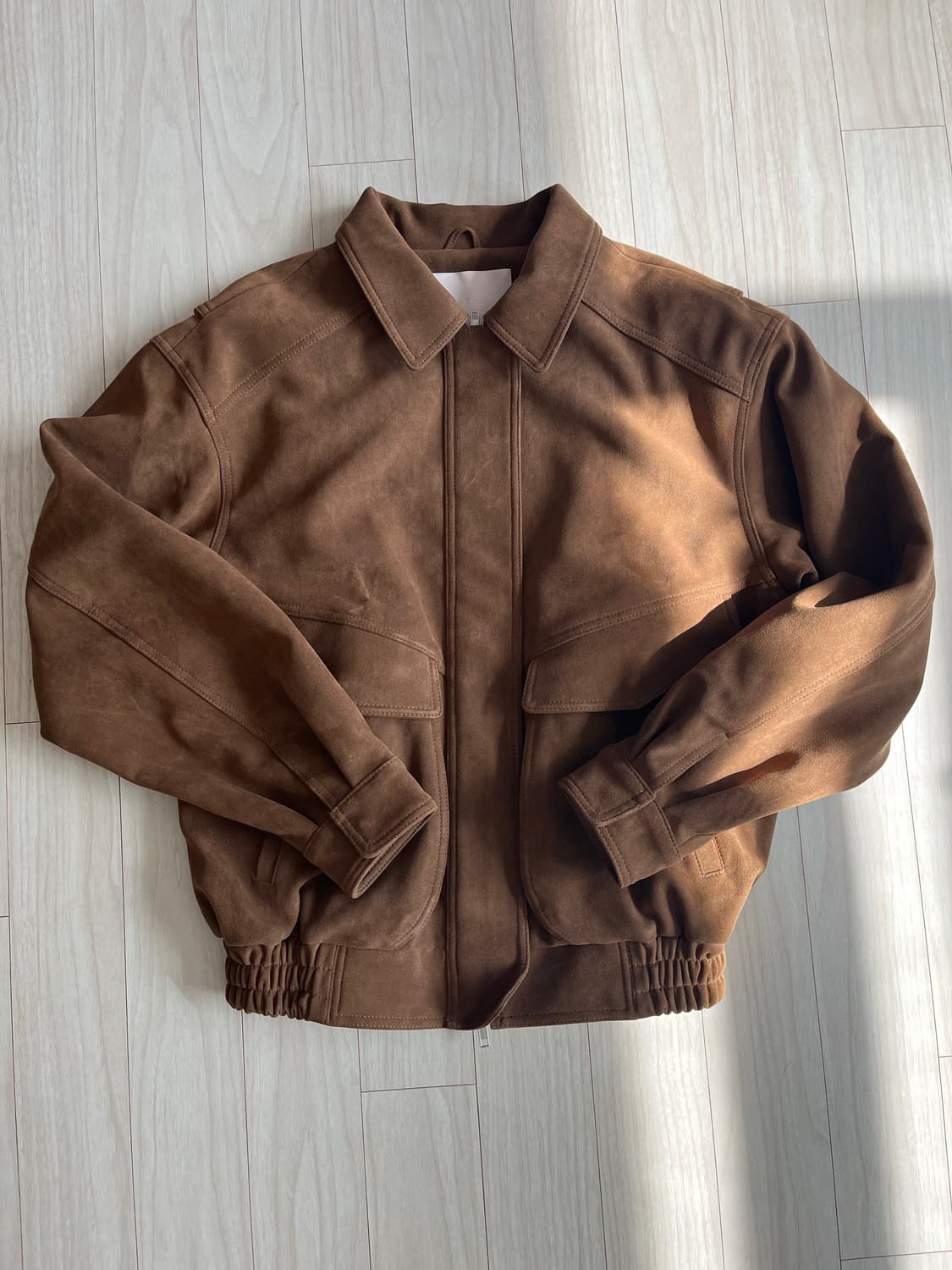 Gbh faux 스웨이드 봄버 상품이미지2