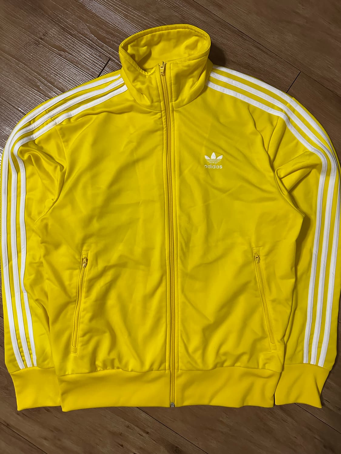 아디다스 파이어버드 옐로우 트랙탑 L 판매 상품이미지1