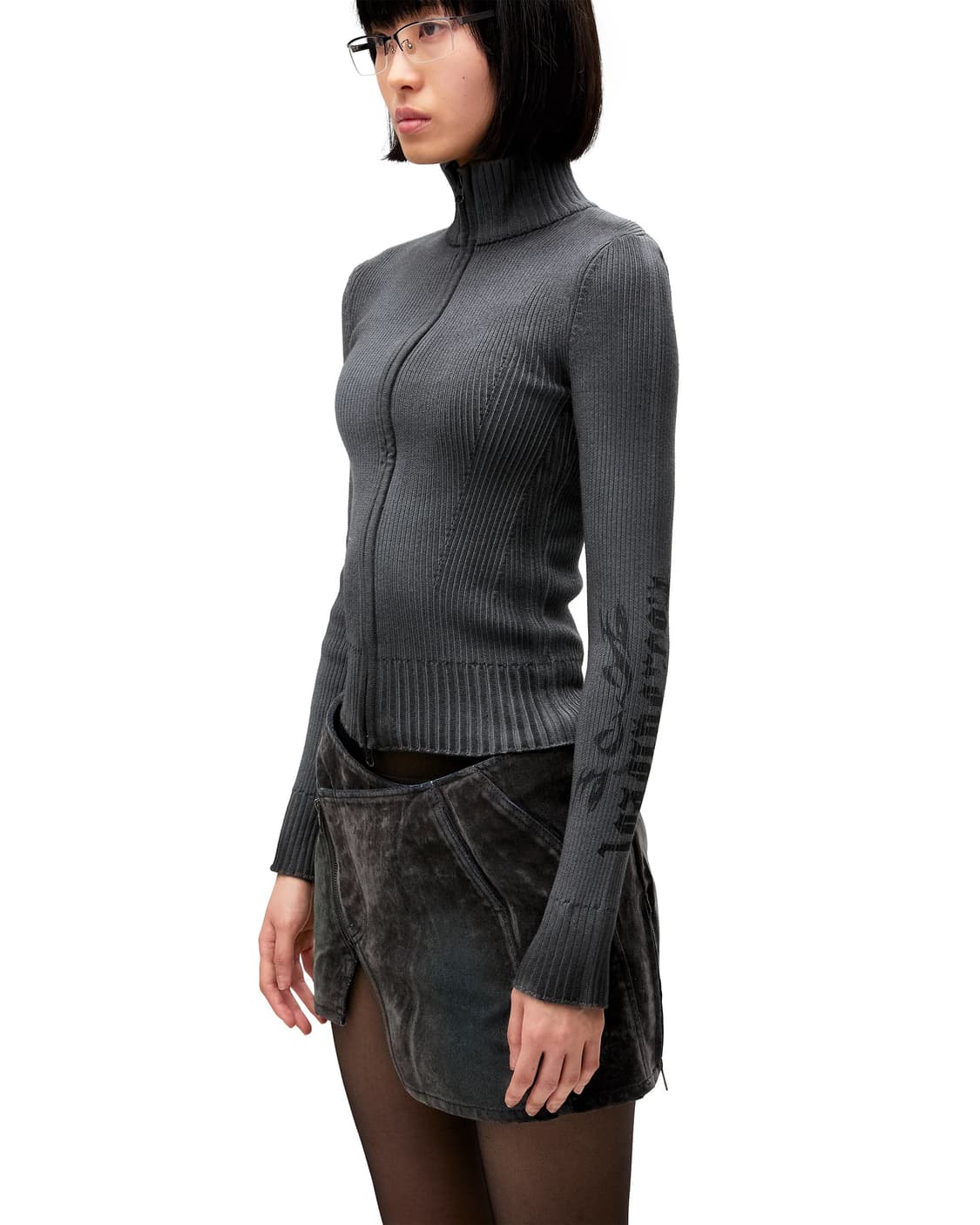 로딩룸 / DIRTY NOTE KNIT ZIP / 1 / 새상품 상품이미지3